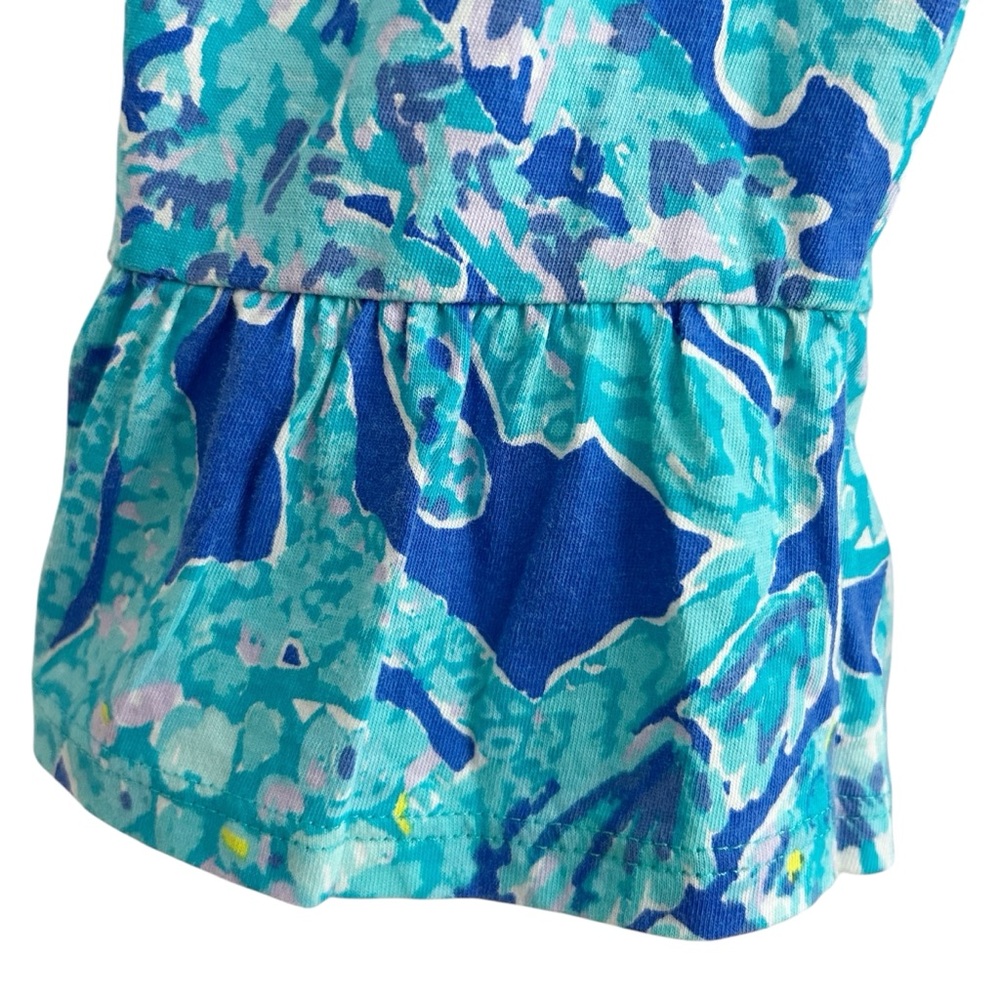 Lilly Pulitzer Limited Edition Girls Tortuga Time Cotton Dress XL - Picture 7 of 10